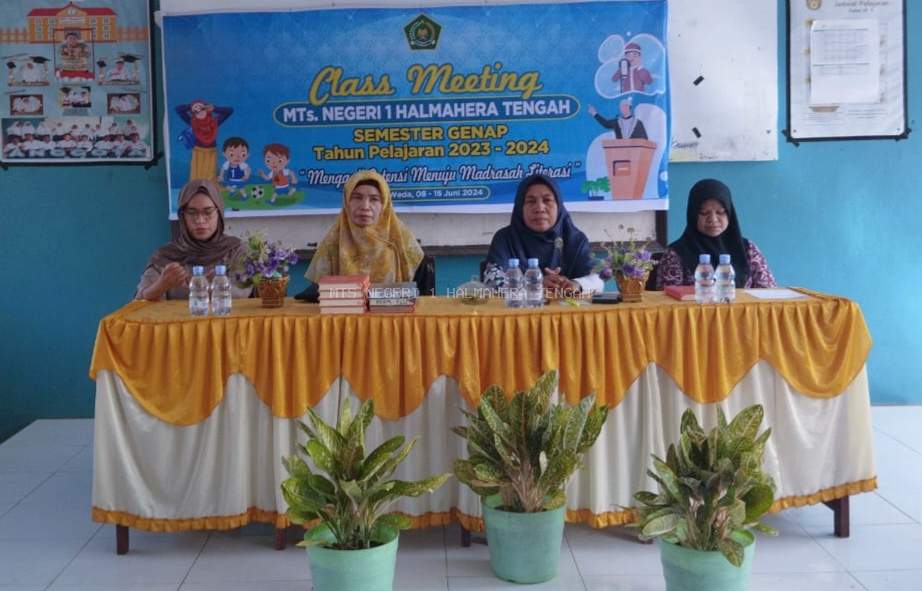 Pembukaan Class Meeting Tahun Ajaran 2023/2024 di MTsn 1 Halmahera Tengah